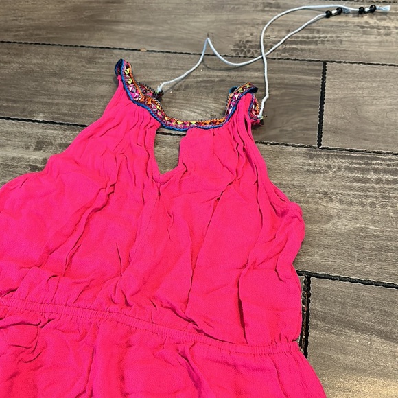 Soprano - Pink Boho Embroidered / Beaded Dress XS - Picture 3 of 4